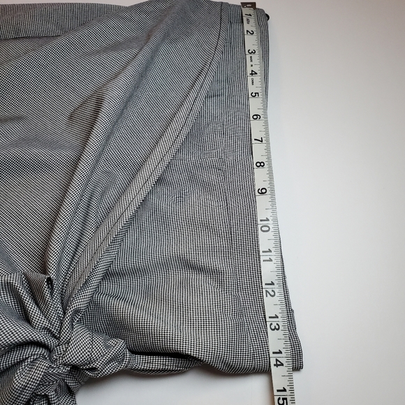 FP Movement by Free People Houndstooth Faux Wrap Skort Sz S - Picture 5 of 15